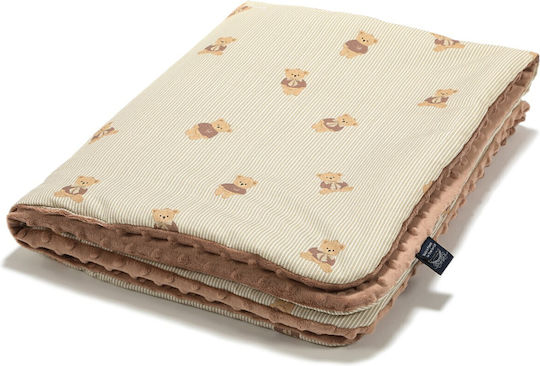 La Millou Pătură Pepinieră Swaddling pături Catifea Bej 110x110cm
