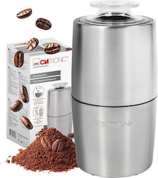 Clatronic Elektrischer Kaffeemühle 150W mit einer Kapazität von 60gr Silber Clatronic Elektrischer Kaffeemühle 150W mit einer Kapazität von 60gr Silber