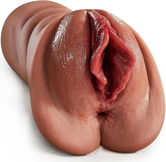 Smd Vixen Destiny 2-in-1 Masturbator 3D Texturierte Realistische Vagina & Anus Braune
