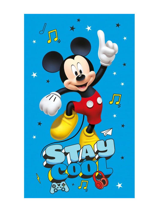 Disney Βρεφική Πετσέτα Σώματος Mickey 12 Γαλάζια 30x50cm