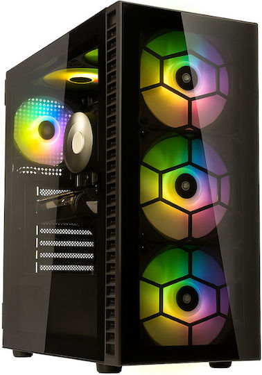 Vengeance Cerberus-V4 Gaming Desktop PC (Ryzen 5-5500/16GB DDR4/512GB SSD/GeForce RTX 5060/No OS)