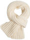 Women's Knitted Scarf Ecru