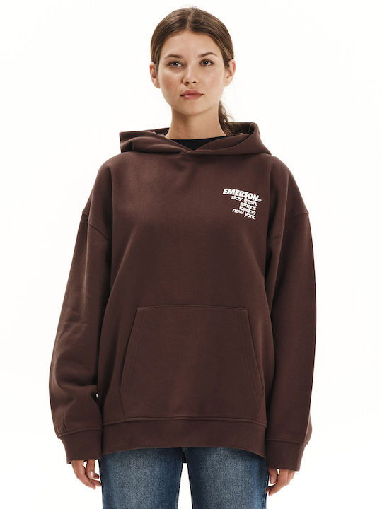 Emerson Women's Sweatshirt Hooded Strawberry