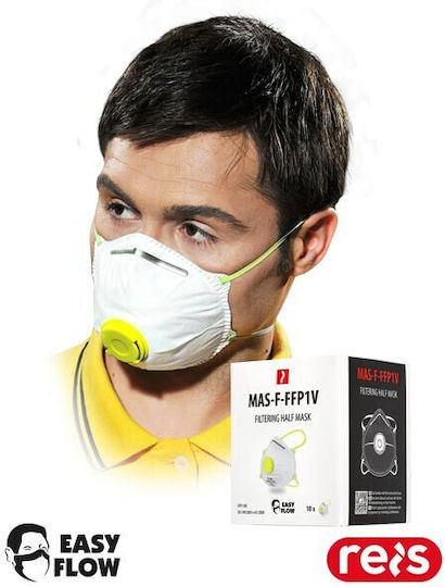 Mască Semifiltrantă Rawpol De Unică Folosință Cu Supapă Antipraf Mas-f-ffp1v