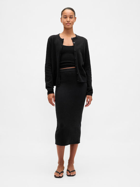 GAP Midi Skirt True Black