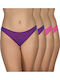 Bikini Дамско Слип Мултипак без Шевове Purple + Pink