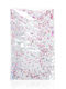 Small Transparent Toiletry Bag Zipper Fuchsia
