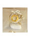 LiebeQueen Handmade Tabletop Lucky Charm with Wishes Gold made of Stone 10cm 1pcs