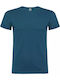 Roly Ανδρικό Διαφημιστικό T-shirt Κοντομάνικο Moonlight Blue