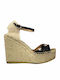 Women's Platform Espadrilles Black