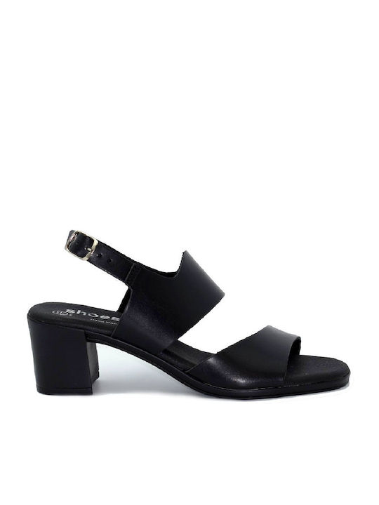 Nikolas Leather Sandals Black