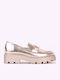 Women's Moccasins in Gold Color