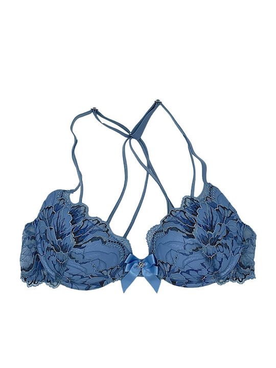 Push Up Bra Underwire Sky Blue