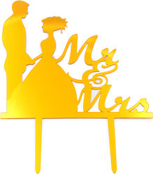 Декоративен Плексиглас За Торта Mr&mrs 0621585
