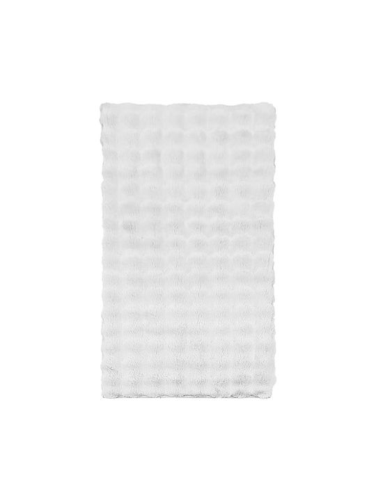Beauty Home Non-Slip Bath Mat Bubble Art 9661 9661-45Χ75-Λευκό White 45x75cm