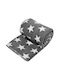 Fleece Blanket Double 200x150cm Gray