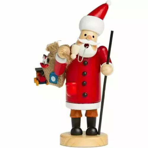 Декоративен Дядо Коледа Червенς от Дървο 21см. Decorative Figurine Sikora
