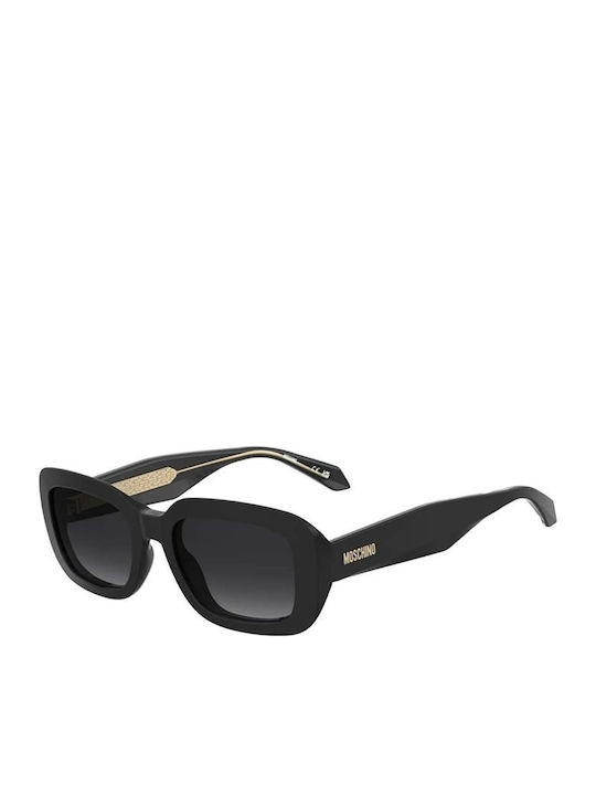 Moschino Damen Sonnenbrille mit Schwarz Kunstst...