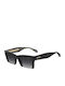 Moschino Women's Sunglasses with Black Plastic Frame and Black Gradient Lens mos196/s 807/9O
