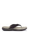 Leder Herrensandalen in Schwarz Farbe