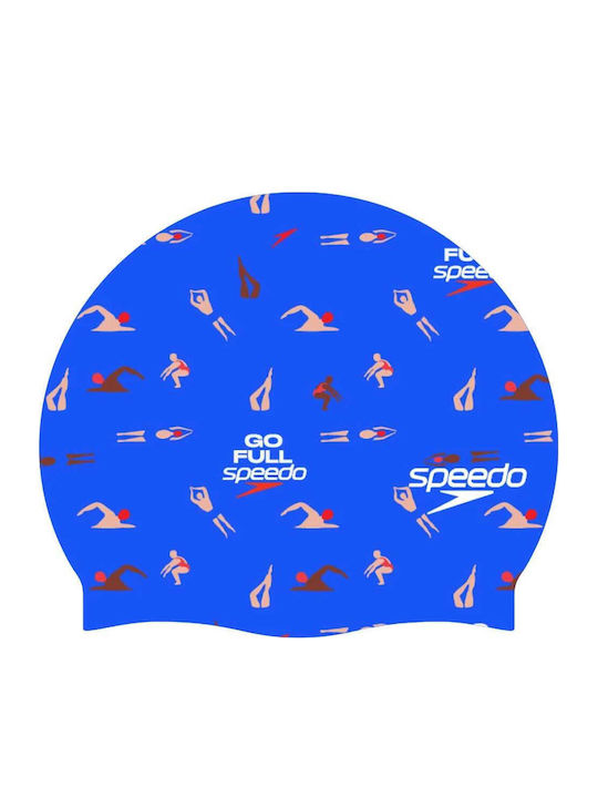 Speedo Σκουφάκι Κολύμβησης Σιλικόνης Slogan Pri...