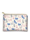 Toiletry Bag White Cats Design Lady Jane