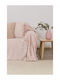 Naf Naf Lapin Ριχτάρι Πολυθρόνας 170x170εκ. Dusty Pink 520801369617
