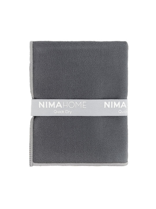 34613 Gym Towel 50x90 Riva Dark Gray