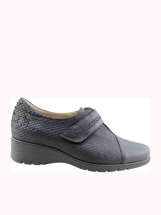 Piesanto Γυναικεία Oxfords σε Μαύρο Χρώμα