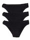 Γυναικεία Slip 3Pack Μαύρο