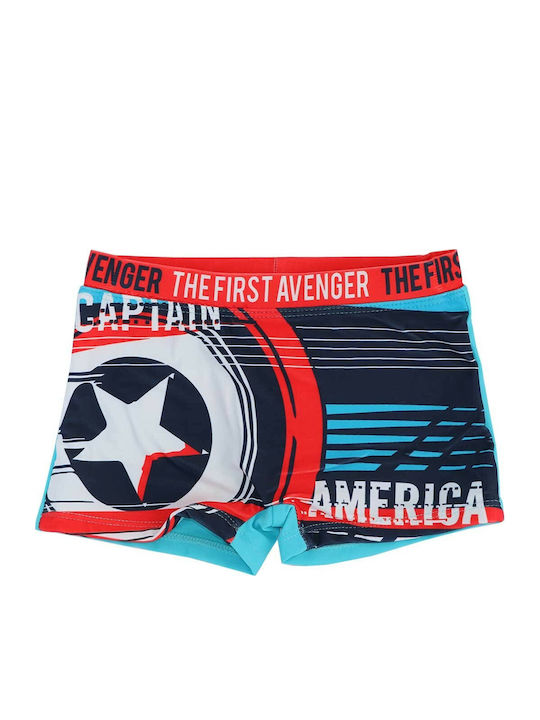 Marvel Kids Swimwear Swim Shorts Light Blue