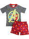 Marvel Pijama pentru copii De vară Gray
