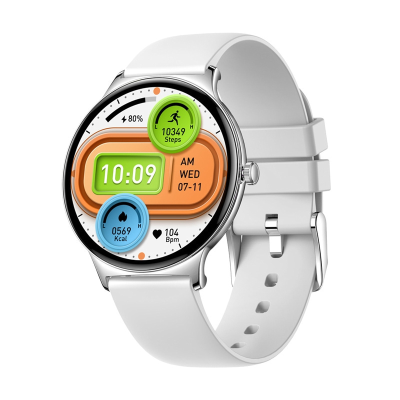 Colmi V89 Smartwatch με Παλμογράφο (Ασημί)