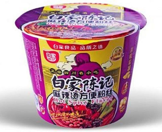 Baijia Instant Vermicelli Hot & Spicy Schüssel Nudeln 105g