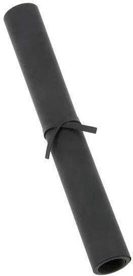 Lind Dna Runner with Pattern Black 38.5x140cm