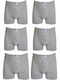 Herren Boxershorts Gray Camo 6Packung