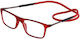 Lesebrille +4.00 mit Magnet in Rot Farbe a2238d84d6b2