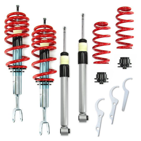 Redline Set Suspensii Reglabil 4buc pentru Audi A4 / Patru