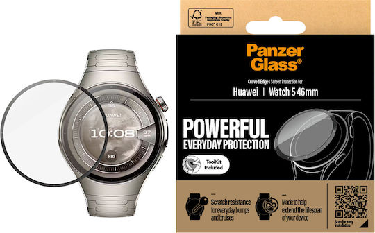 PanzerGlass Screen Protector for the Huawei Watch 5 46mm 1pcs