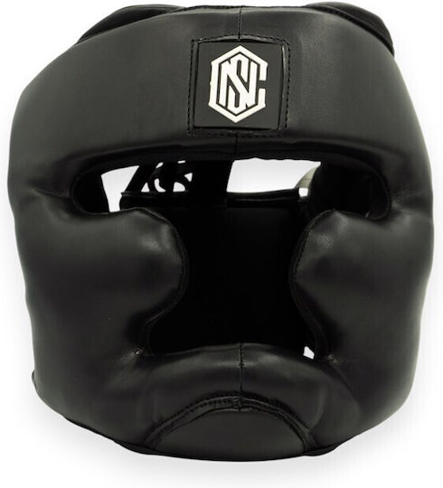 Chosen Adult Full Face Boxing Headgear Synthetic Leather Black