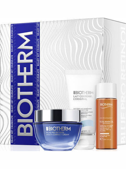 Biotherm Blue Pro-retinol Hautpflege-Set für Feuchtigkeitsspendung 3 Stück