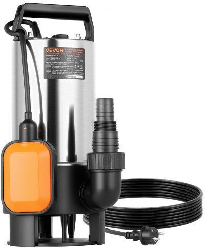 Vevor Pump Single-phase Pump Waste Water / Sewage 0.94hp QSWNBBXG2000JP0ZJ001V2