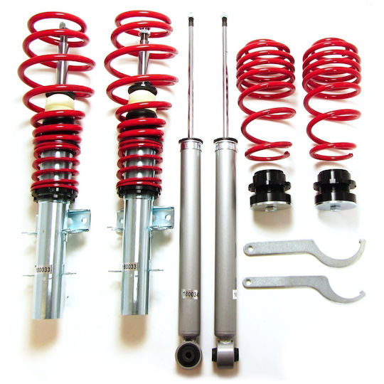 Redline Set Suspensii Reglabil 4buc pentru Skoda Fabia