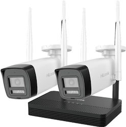 Hikvision Σύστημα Παρακολούθησης 2 Ασύρματων Καμερών IP Hikvision Σύστημα Παρακολούθησης 2 Ασύρματων Καμερών IP