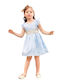Детска Рокля Обикновени Light Blue