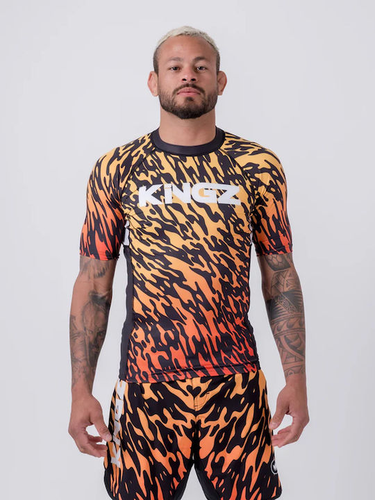 Kingz Ανδρική Κοντομάνικη Μπλούζα KRS135 για Jiu-Jitsu Κίτρινη Kingz Ανδρική Κοντομάνικη Μπλούζα KRS135 για Jiu-Jitsu Κίτρινη