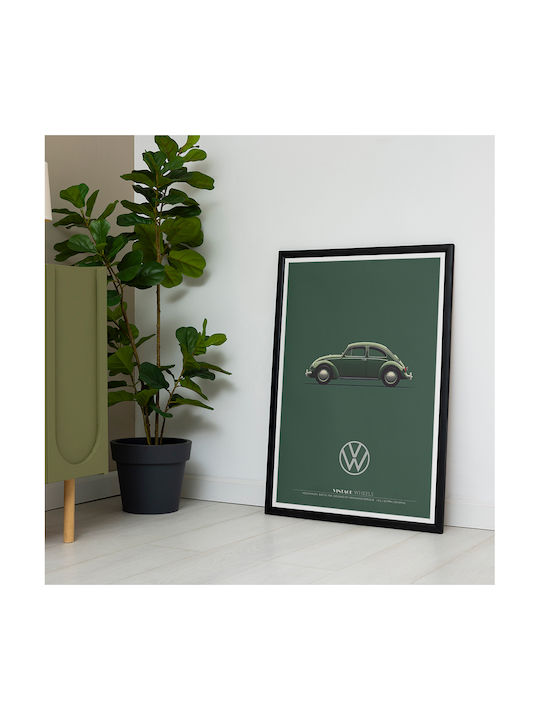 Poster Volkswagen Beetle 1938 Vintage Wheels Collection Cr056 30cm X 40cm
