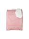 Baby Star Duvet Crib Cotton Pink 105x145cm