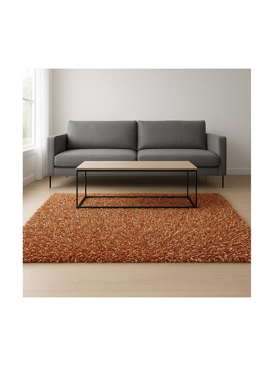 Χαλί Shaggy 120x180cm Πορτοκαλί-εκρού Χαλί Shaggy 120x180cm Πορτοκαλί-εκρού