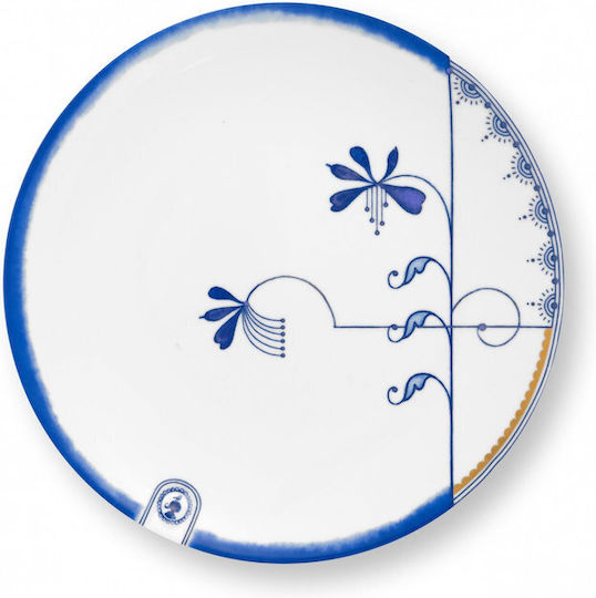 PiP Studio Plate Desert made of Porcelain Blue 20cm